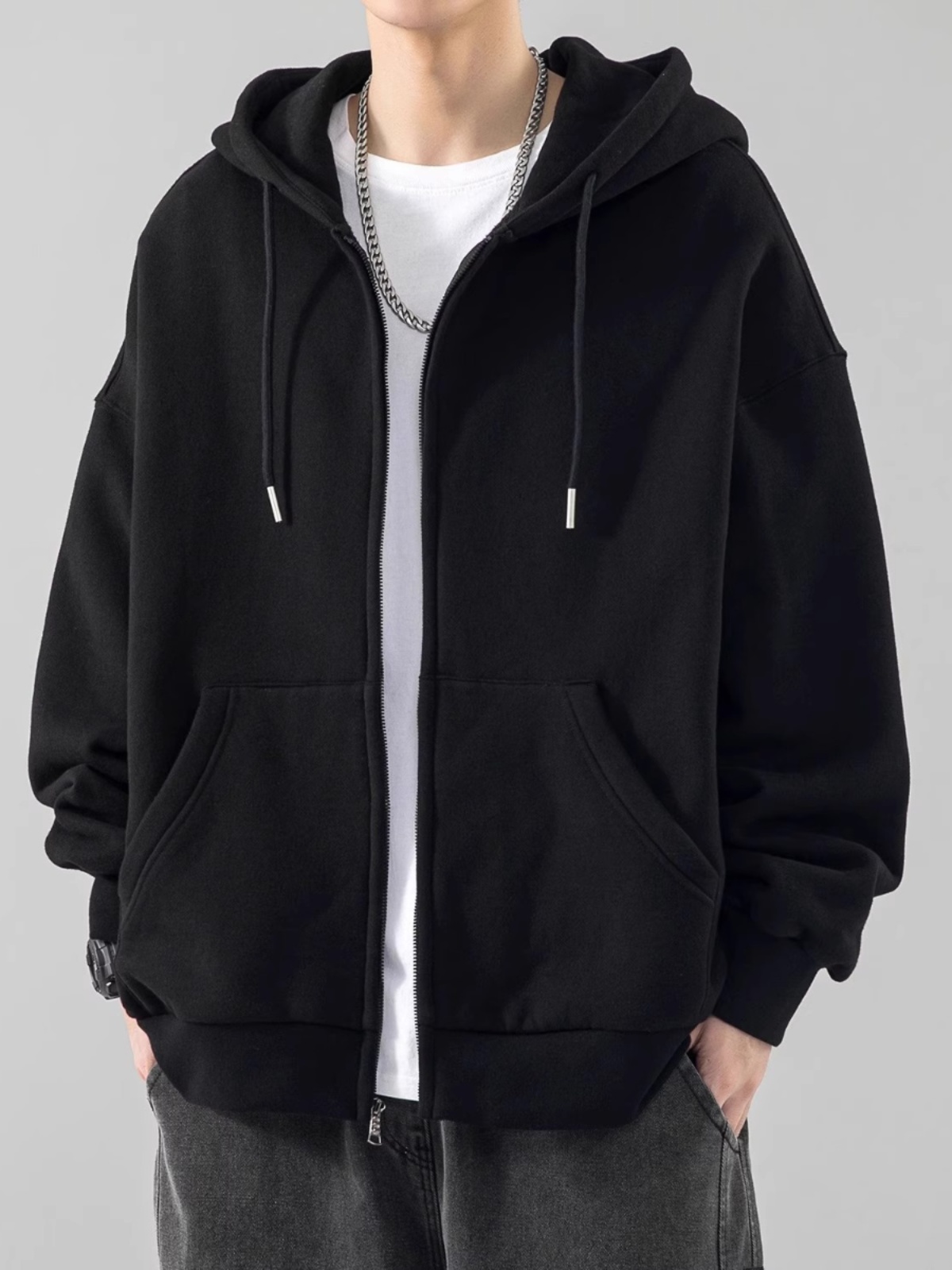 Streetwear Brand Hong Kong - Loose Men's Hoodie Sweatshirt Hong Kong
