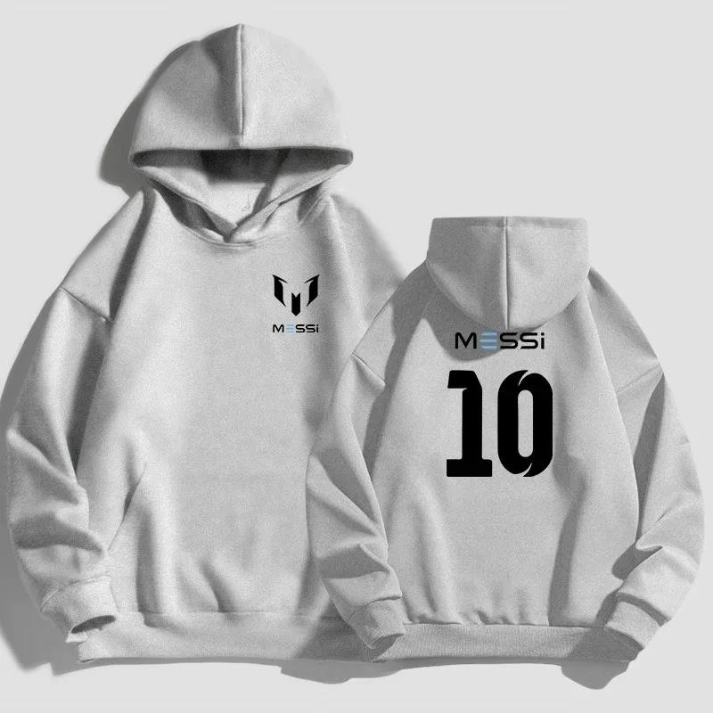 Streetwear Brand Hoodies - Mess-i Soccer Luxury Brand Graphic Mens