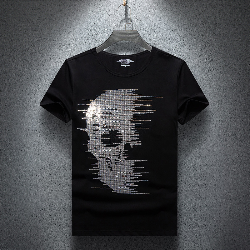Streetwear Brand England - Plus Size 7XL 2025 Skulls Rhinestones
