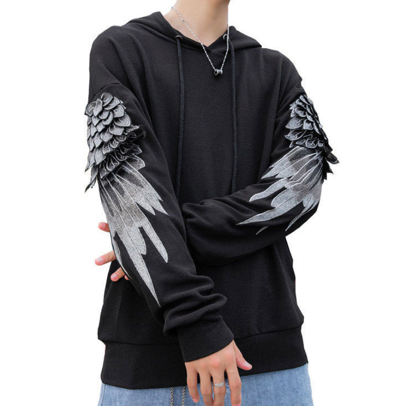 Streetwear Brand Hoodies - Sweatshirt for Men Hooded Embroidered Male