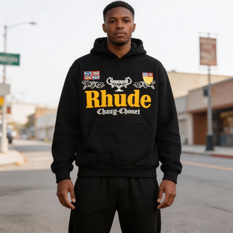 Streetwear Brand RHUDE Badge L - Streetwear Brand Hoodies 评论和价格