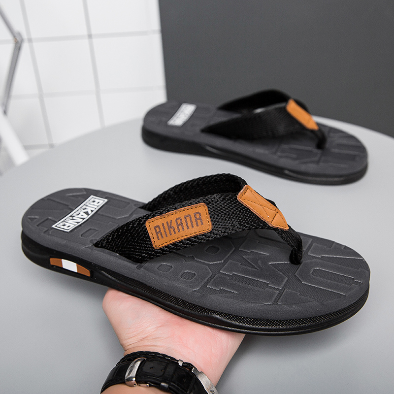 RIKANA trendy brand men's flip - Brand Of Streetwear 评论和价格