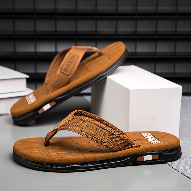 RIKANA trendy brand men's flip - Brand Of Streetwear 评论和价格