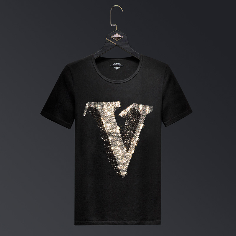 2025 Letter Rhinestones T Shir - Streetwear Brand England 评论和价格