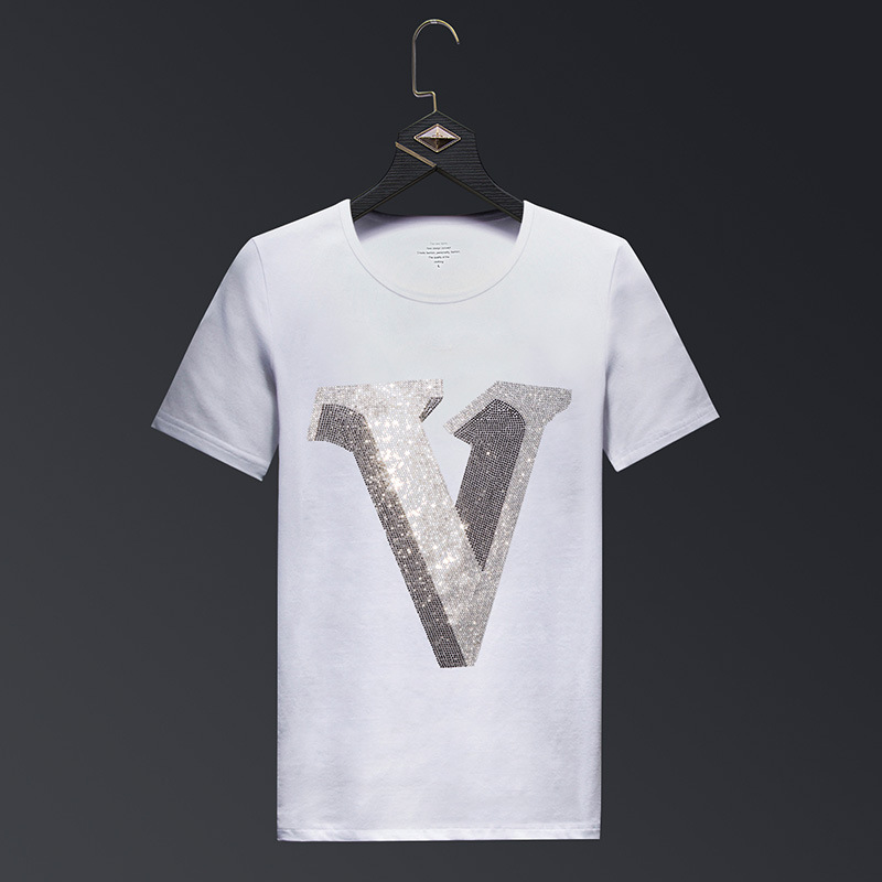2025 Letter Rhinestones T Shir - Streetwear Brand England 评论和价格