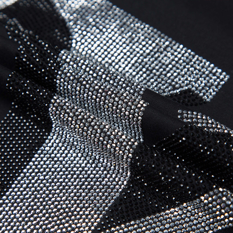 2025 Letter Rhinestones T Shir - Streetwear Brand England 评论和价格