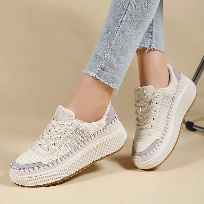 Brown Shoes Woman Flats Autumn - Streetwear Brands In Uk 评论和价格