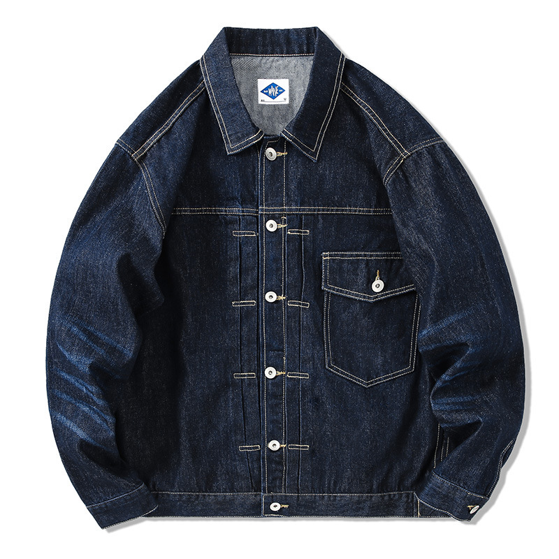 Tide Brand Dark Blue Denim Jac - Streetwear Brand Japan 评论和价格