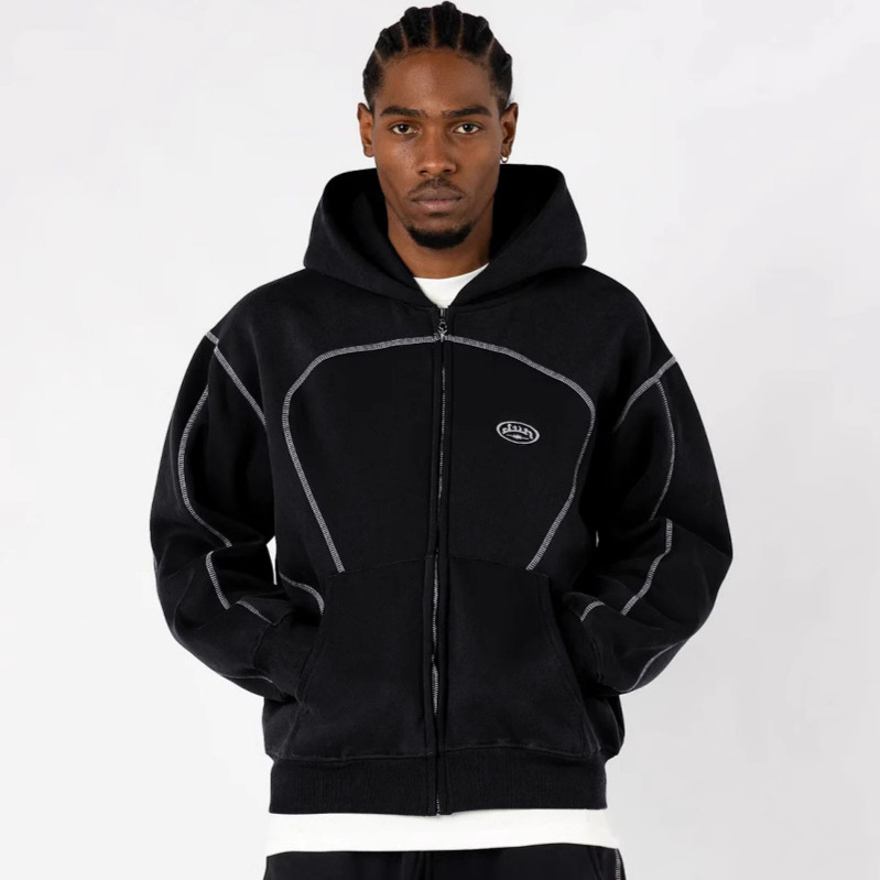 Loose Zipper Hoodie Streetwear - Streetwear Brand Hoodies 评论和价格