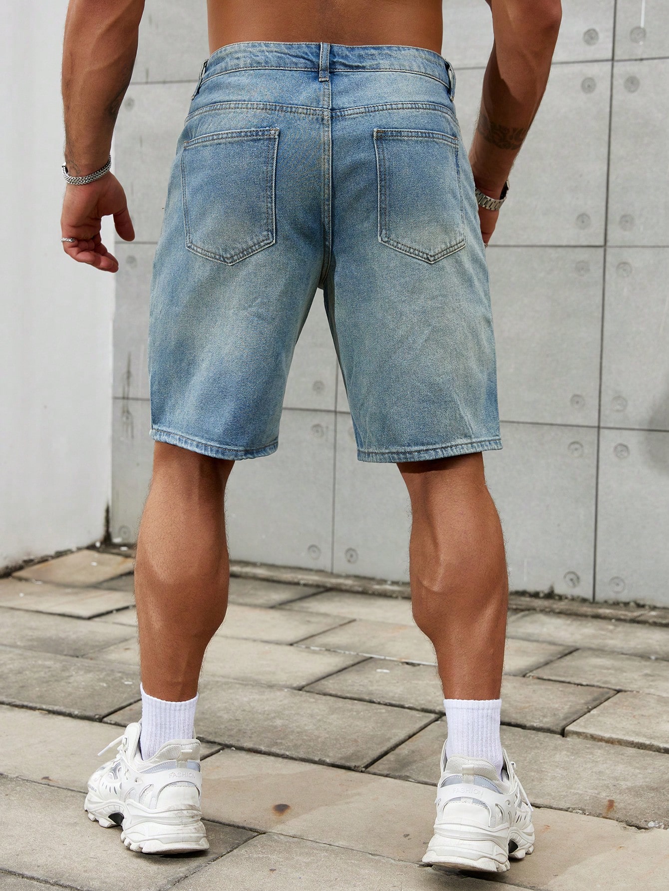 New Fashion Mens Ripped Short  - Brand Of Streetwear 评论和价格