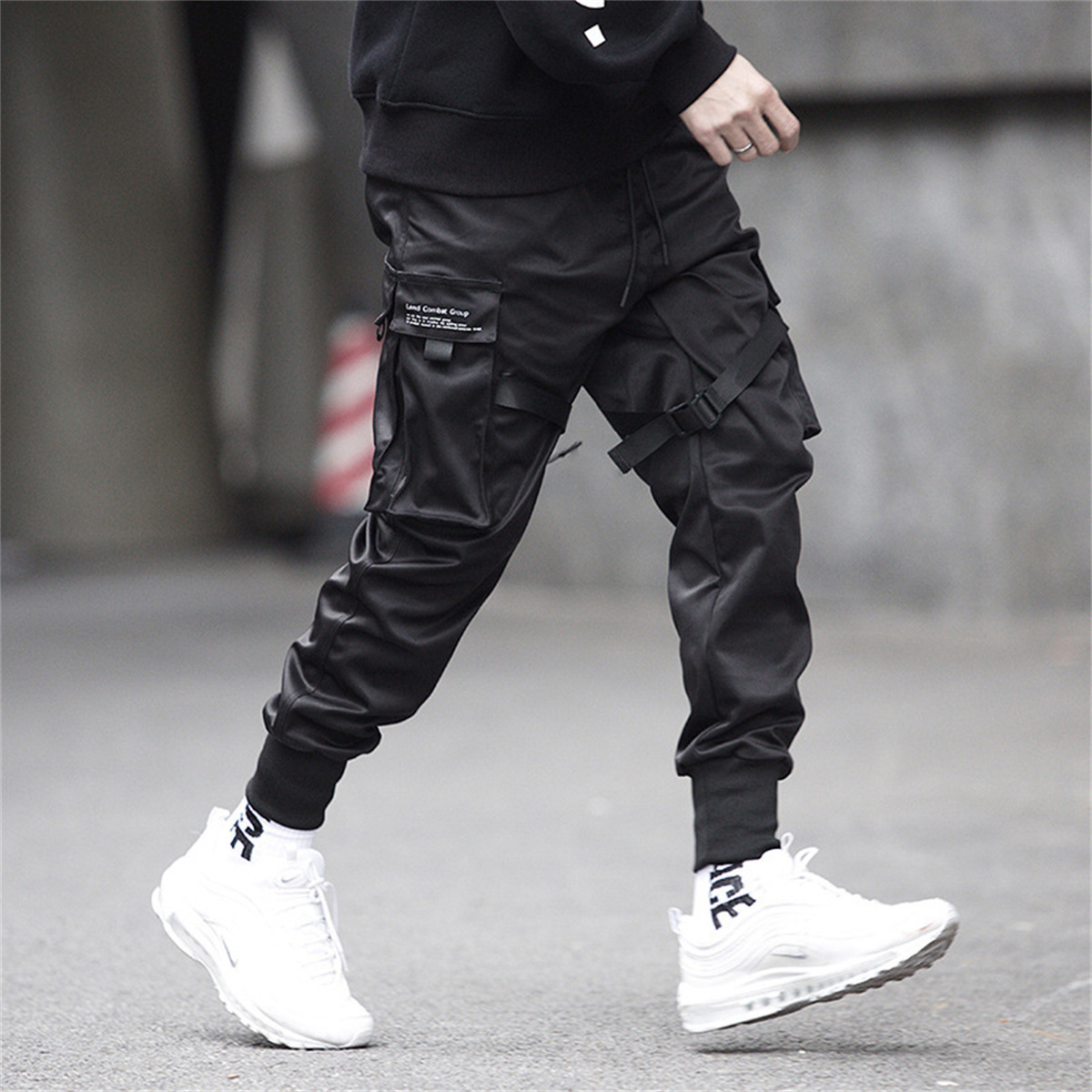 Black Hip Hop Cargo Pants Summ - Brand Of Streetwear 评论和价格