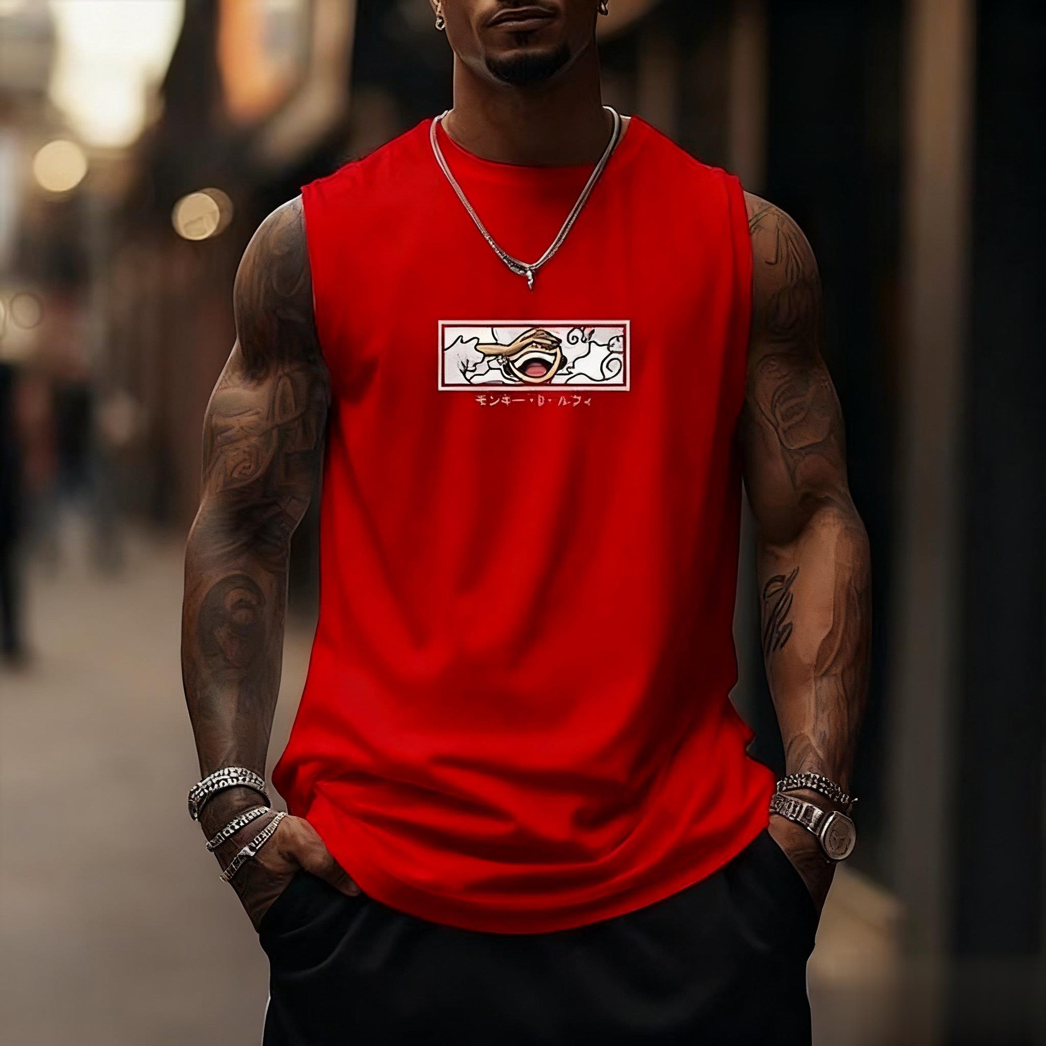 One Piece Luffy Gear 5 Tank To - Good Streetwear Brand 评论和价格