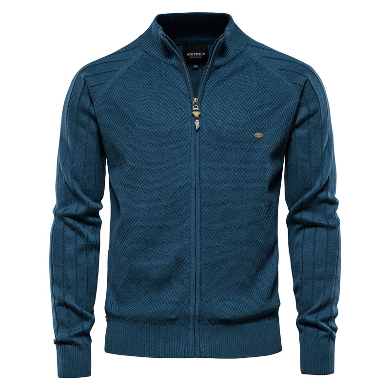 Spliced Cardigan Men Streetwea - Streetwear Brand England 评论和价格