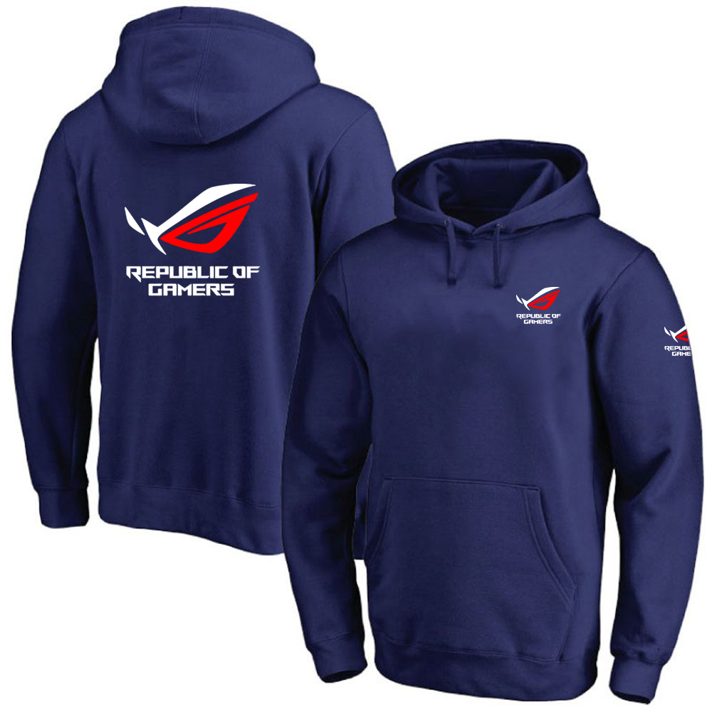 Solid Color Men ROG Republic O - Streetwear Brand Hoodies 评论和价格