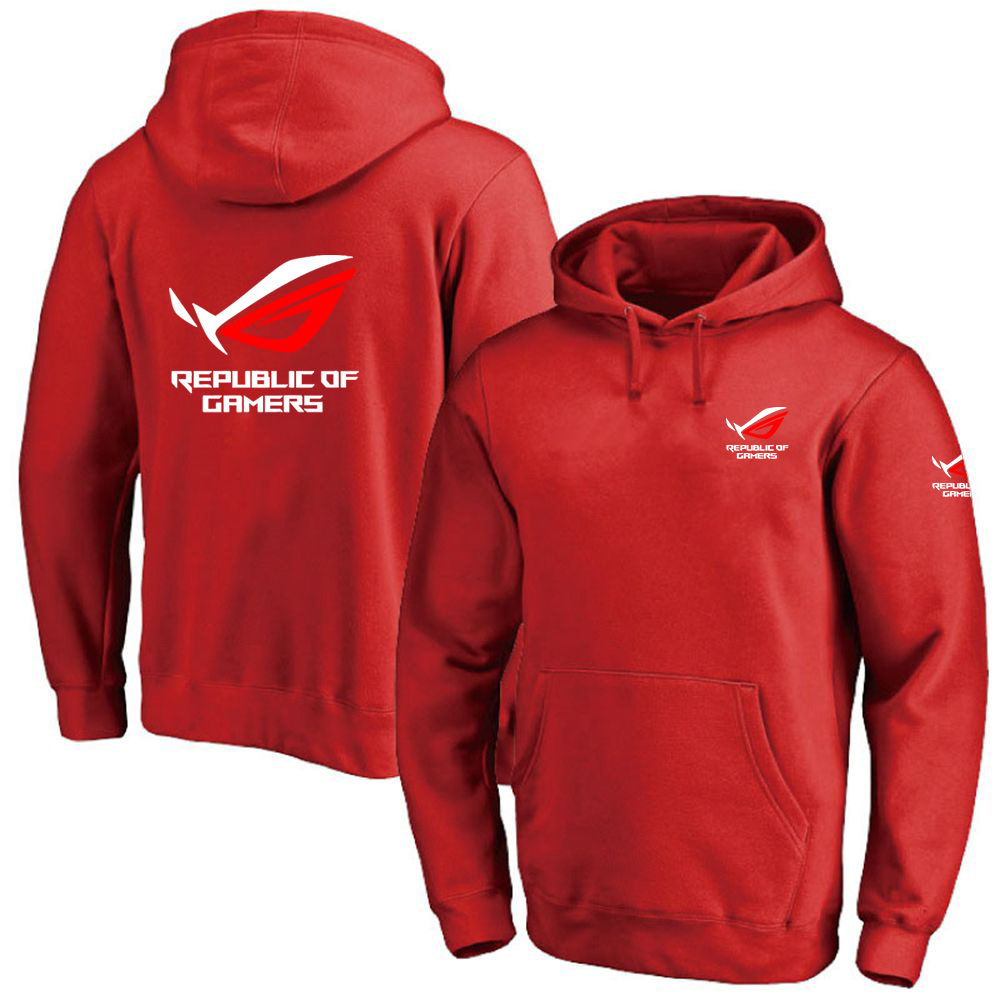 Solid Color Men ROG Republic O - Streetwear Brand Hoodies 评论和价格