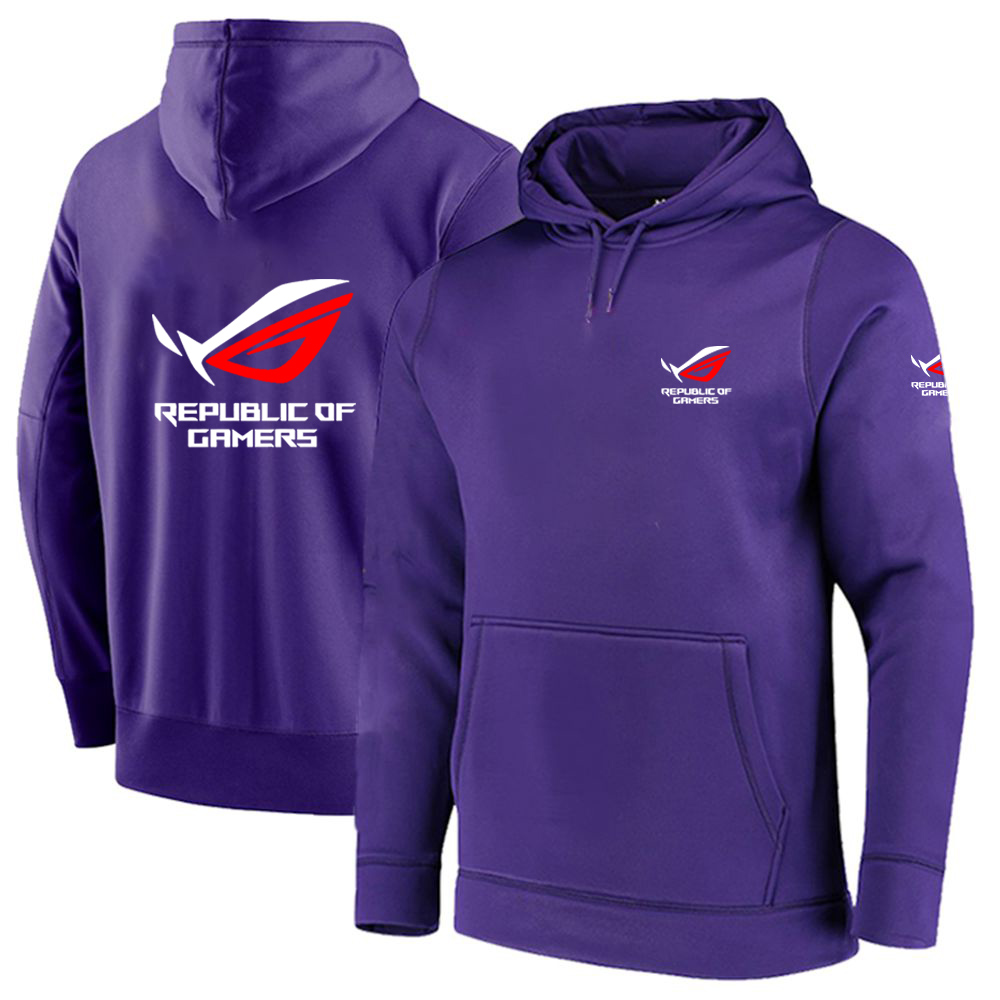 Solid Color Men ROG Republic O - Streetwear Brand Hoodies 评论和价格